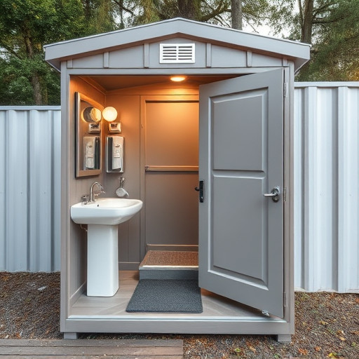 portable restroom