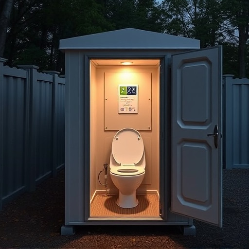 portable restroom