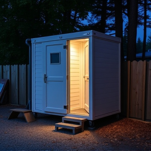 portable restroom