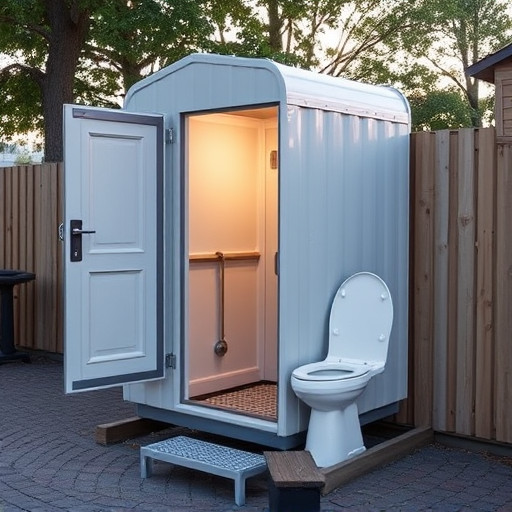 portable restroom