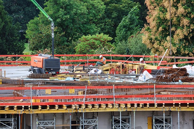 Portable Toilet Construction Site