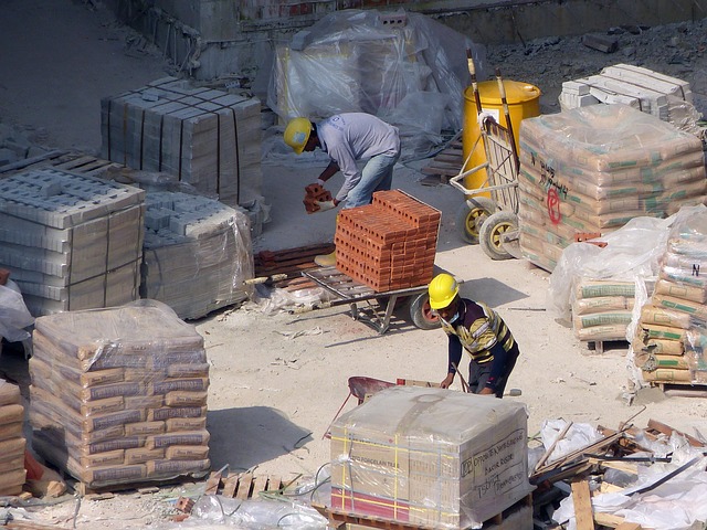 Portable Toilet Construction Site