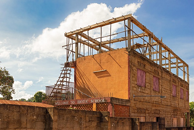 Portable Toilet Construction Site